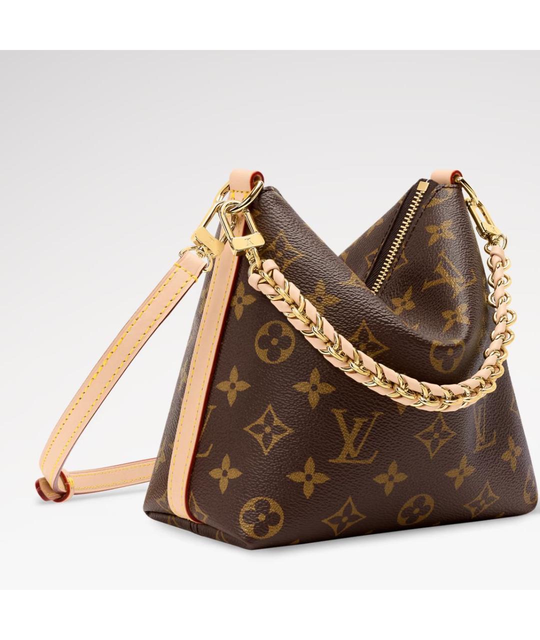 LOUIS VUITTON Коричневая сумка тоут из канвы, фото 3