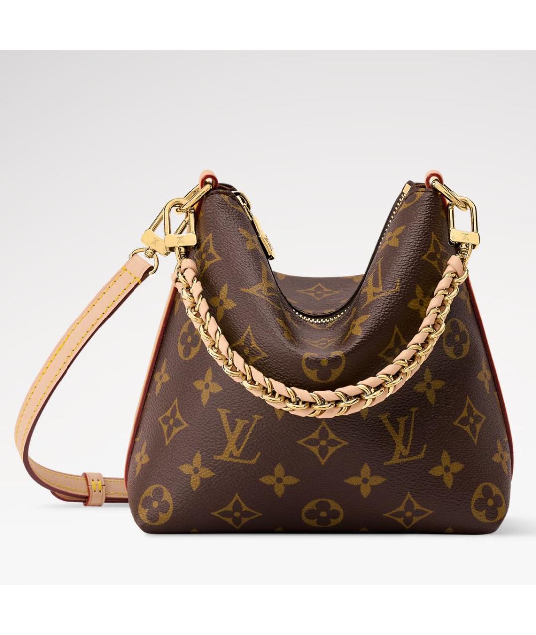 LOUIS VUITTON Коричневая сумка тоут из канвы, фото 5