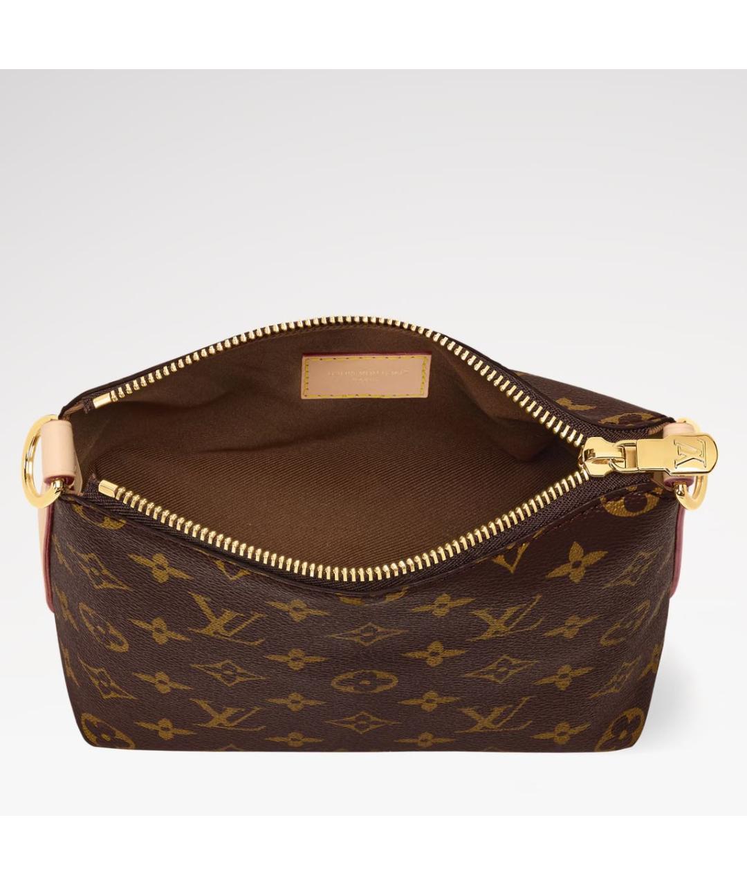LOUIS VUITTON Коричневая сумка тоут из канвы, фото 4