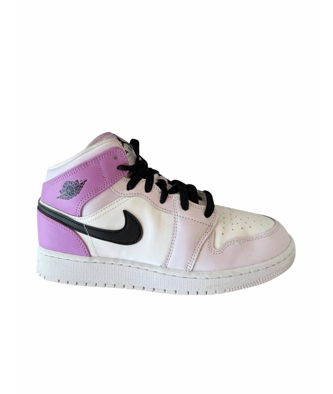 NIKE Кожаные высокие кроссовки / кеды, фото 1