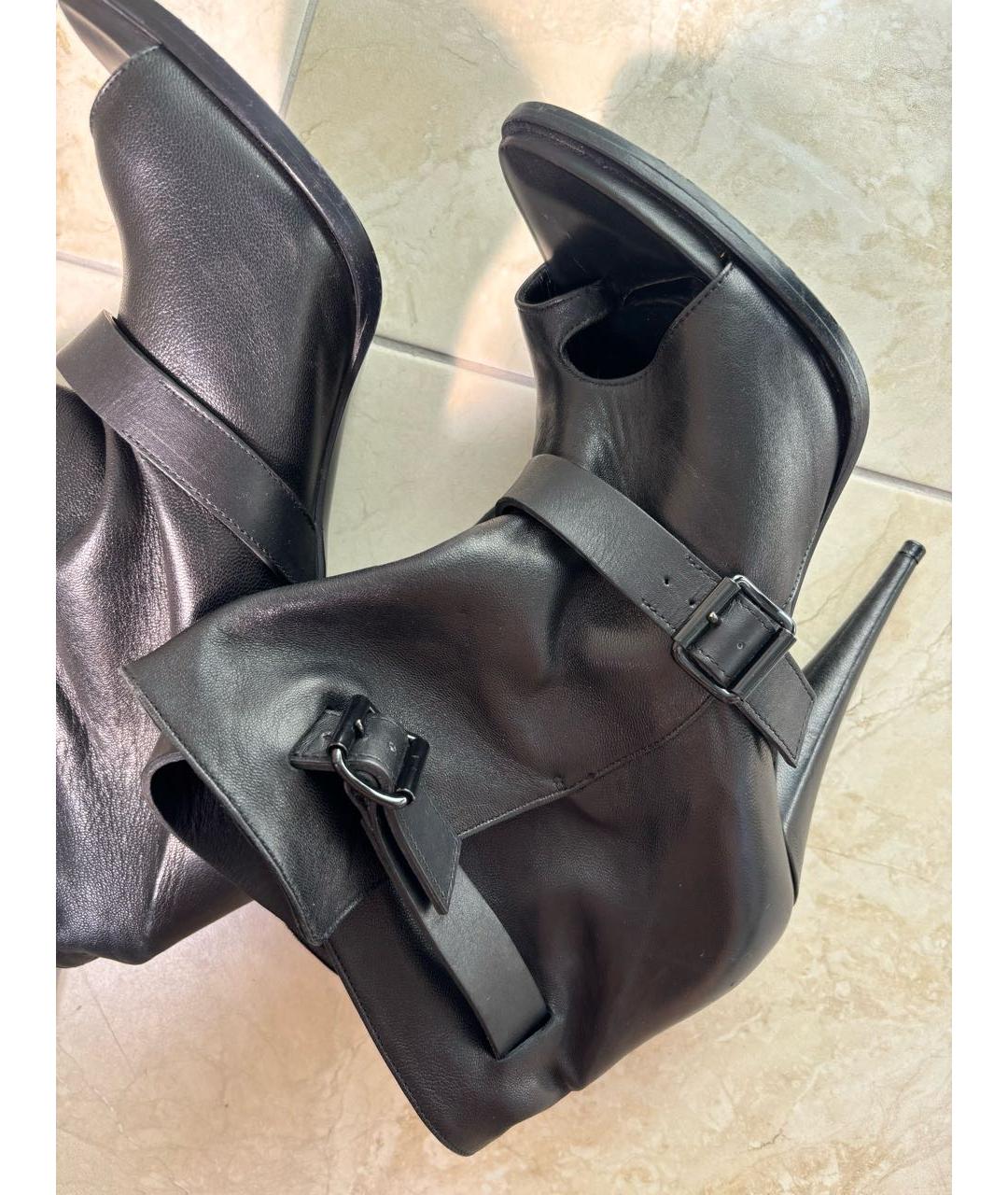 GIVENCHY Черные кожаные ботильоны, фото 3