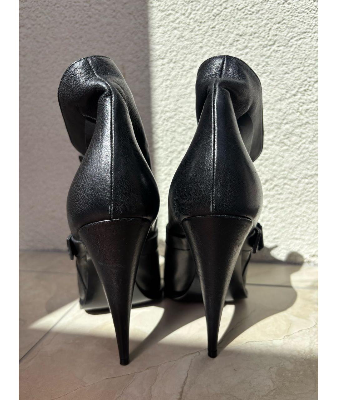 GIVENCHY Черные кожаные ботильоны, фото 5
