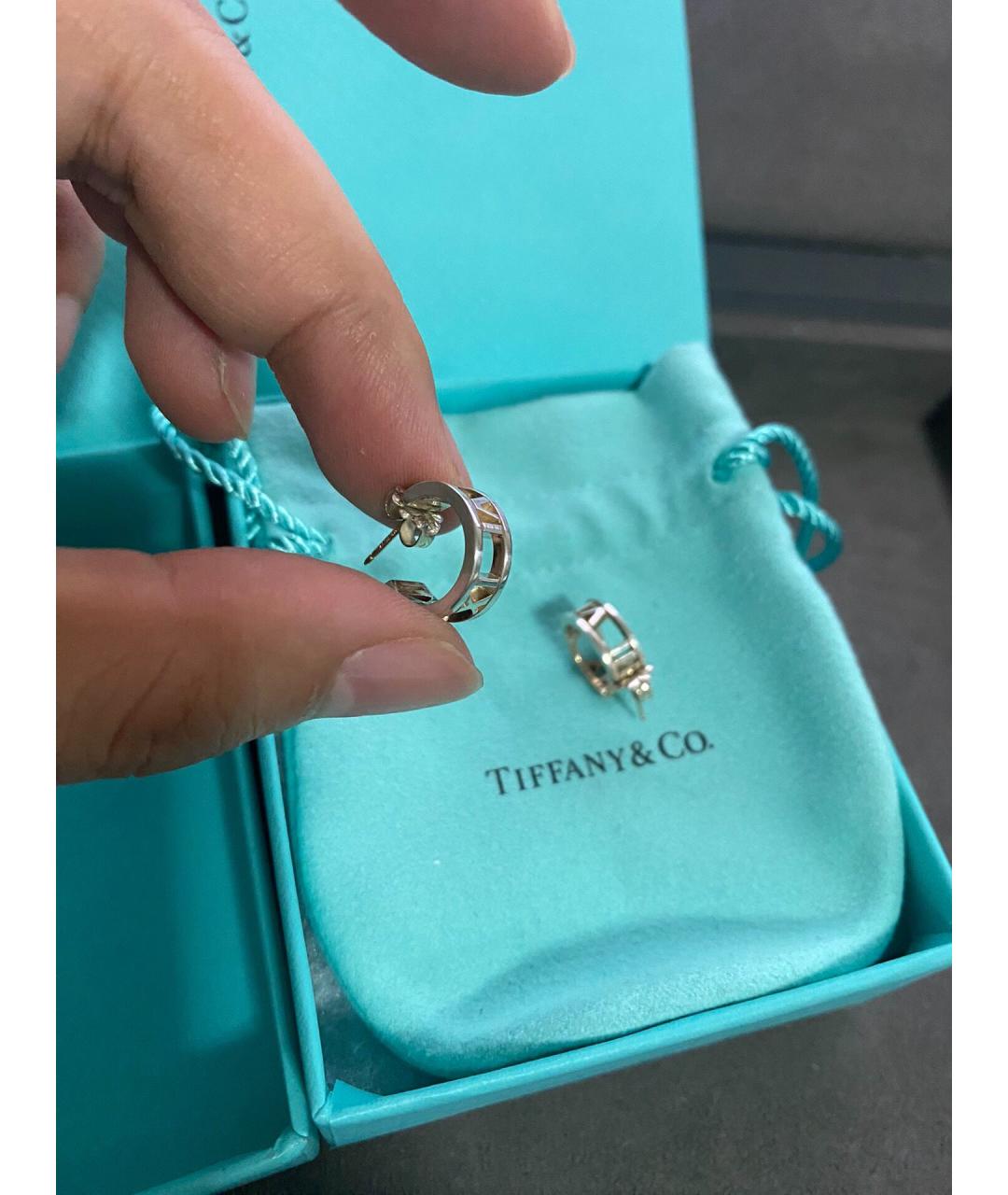 TIFFANY&CO Серебряные серьги, фото 3