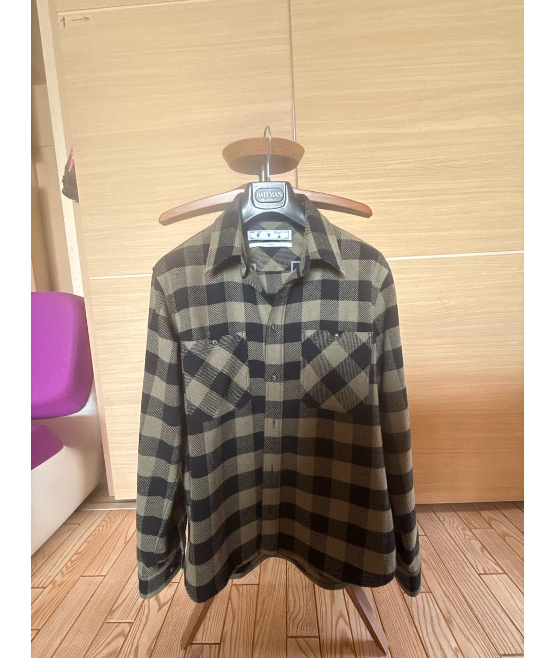 OFF-WHITE Хлопковая кэжуал рубашка, фото 5