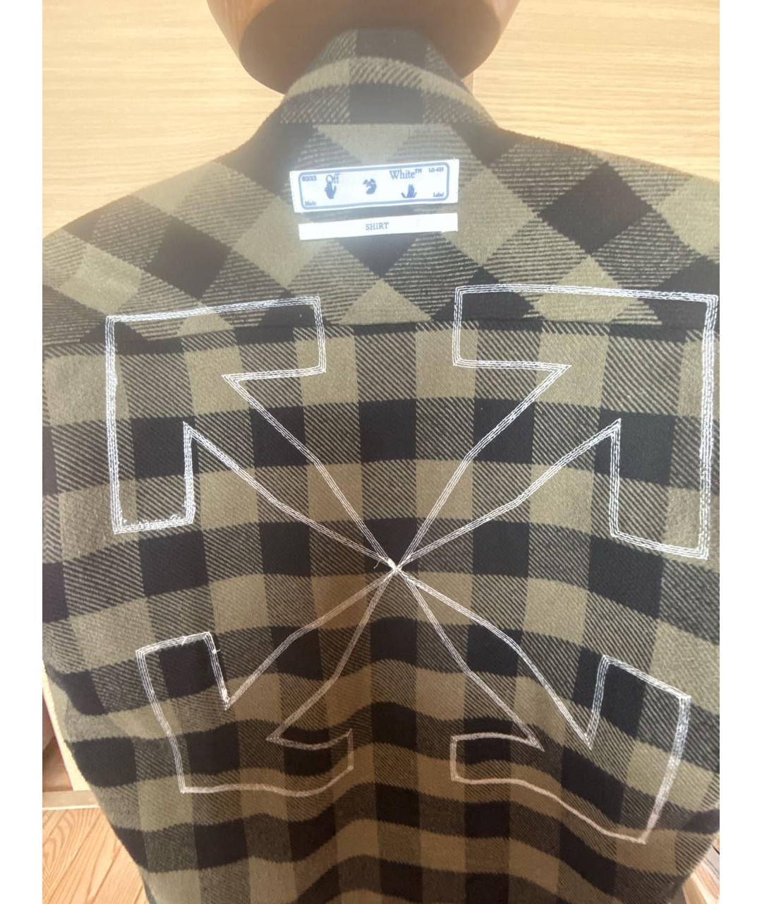 OFF-WHITE Хлопковая кэжуал рубашка, фото 3