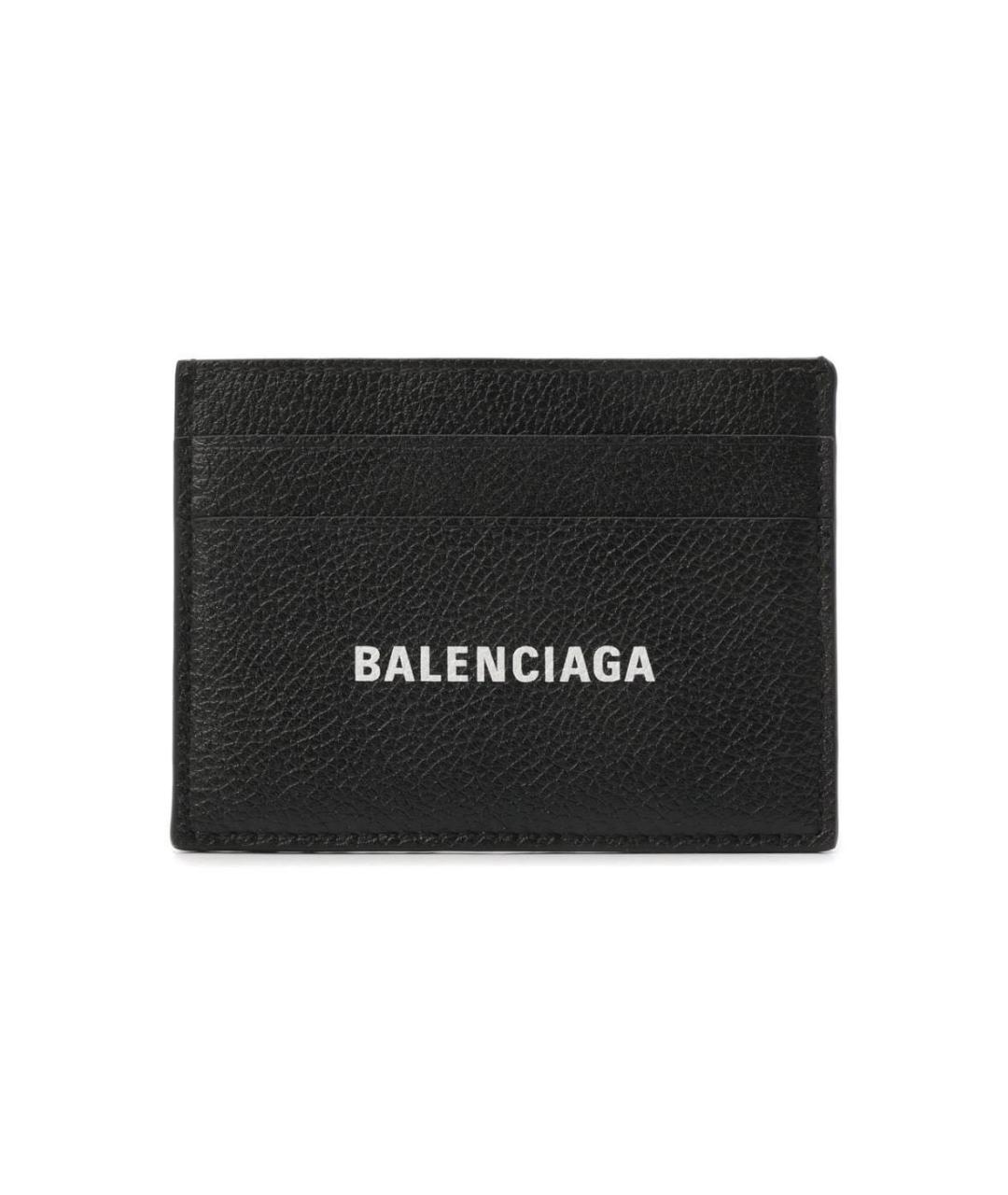 BALENCIAGA Черный кожаный кардхолдер, фото 1