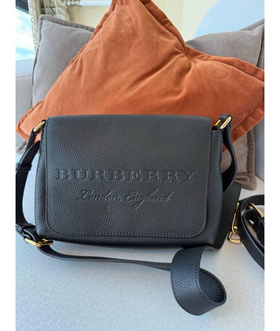 BURBERRY Кожаная сумка через плечо, фото 8