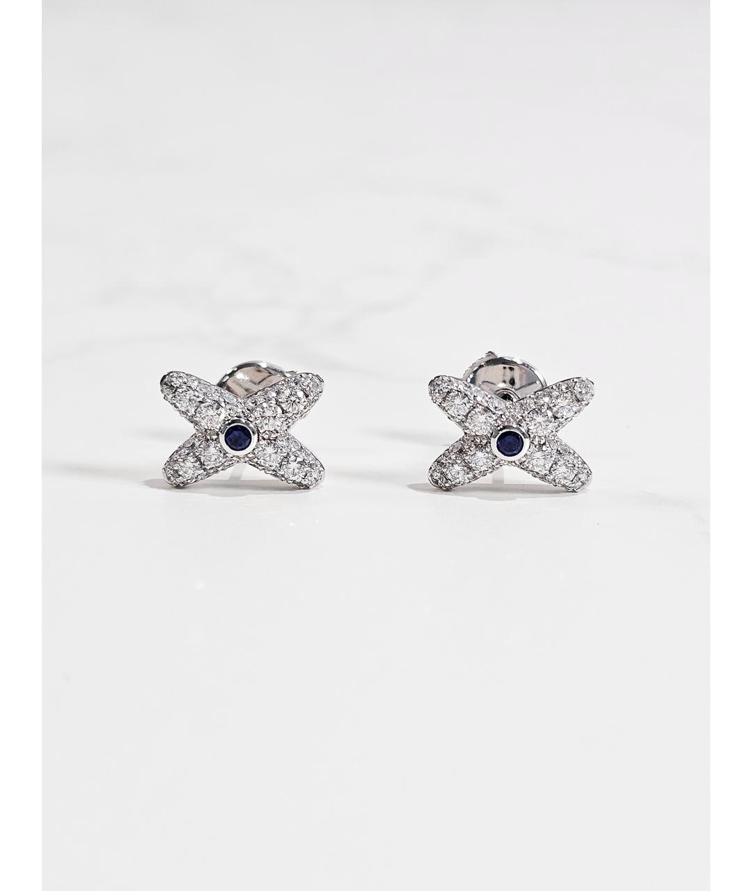 CHAUMET Серебряные серьги из белого золота, фото 5