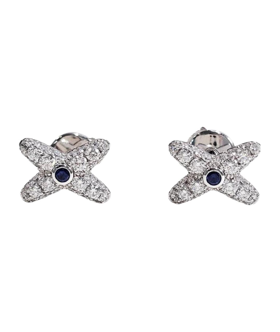 CHAUMET Серебряные серьги из белого золота, фото 1