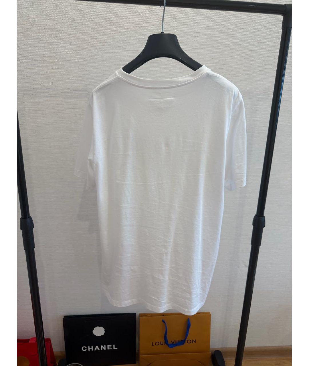 MAISON MARGIELA Белая хлопковая детская футболка, фото 2
