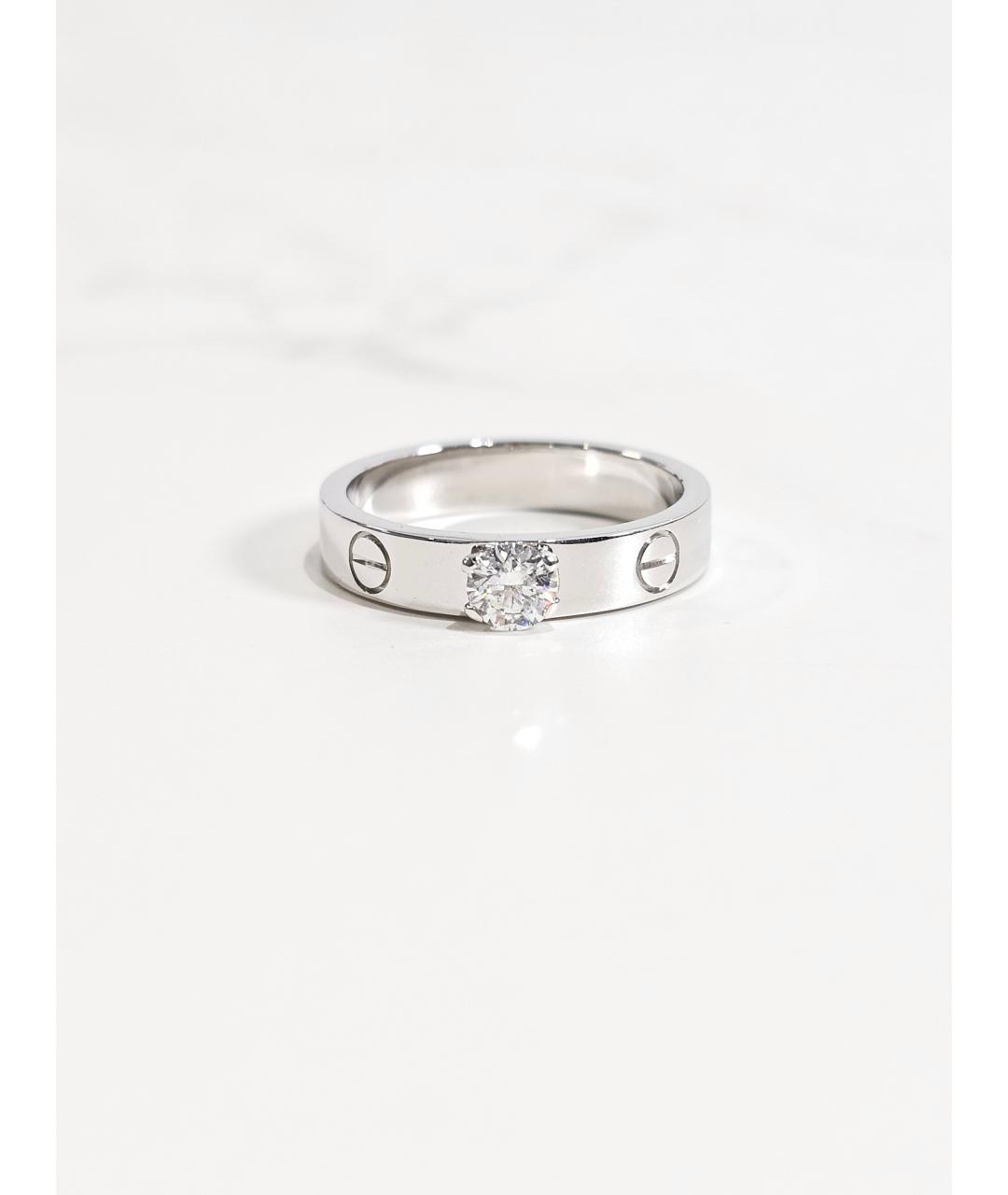 CARTIER Серебряное кольцо из белого золота, фото 3