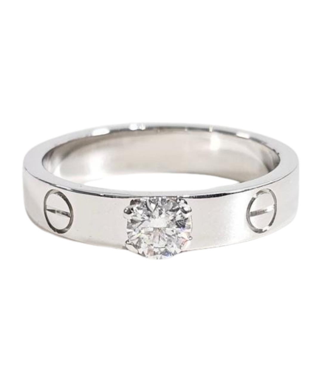 CARTIER Серебряное кольцо из белого золота, фото 1