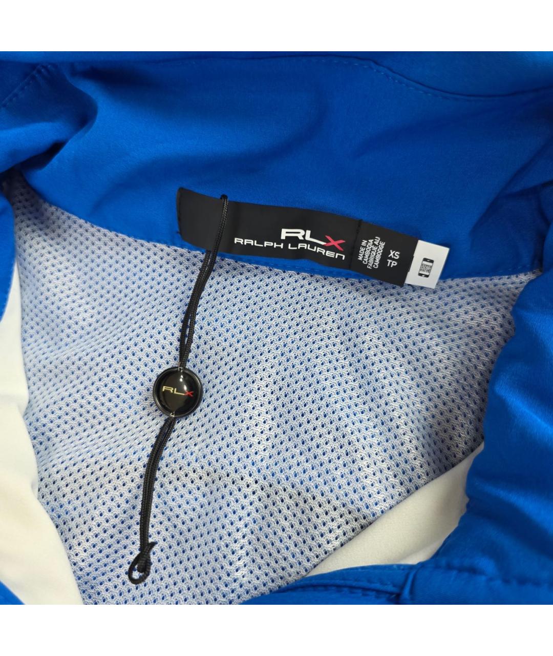 POLO RALPH LAUREN Синяя полиэстеровая куртка, фото 6