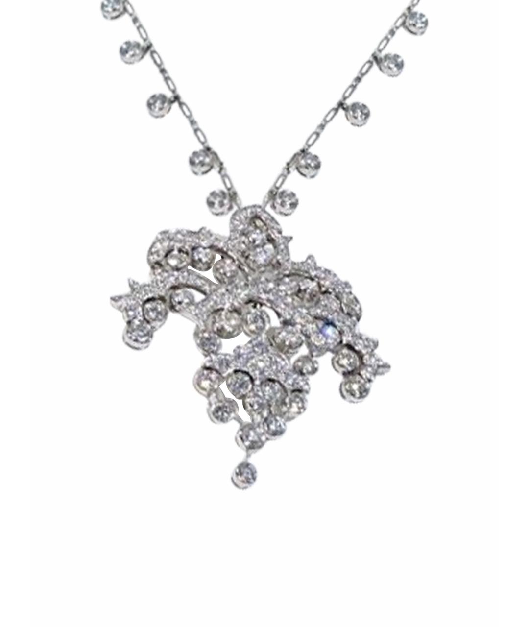 CHRISTIAN DIOR Серебряное колье из белого золота, фото 1