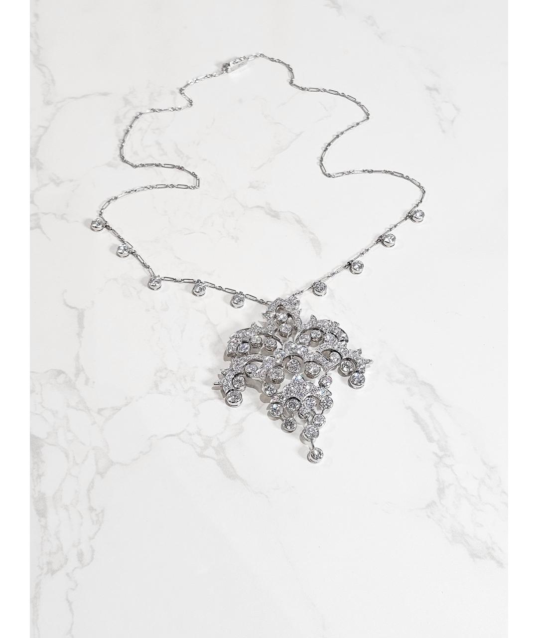 CHRISTIAN DIOR Серебряное колье из белого золота, фото 2