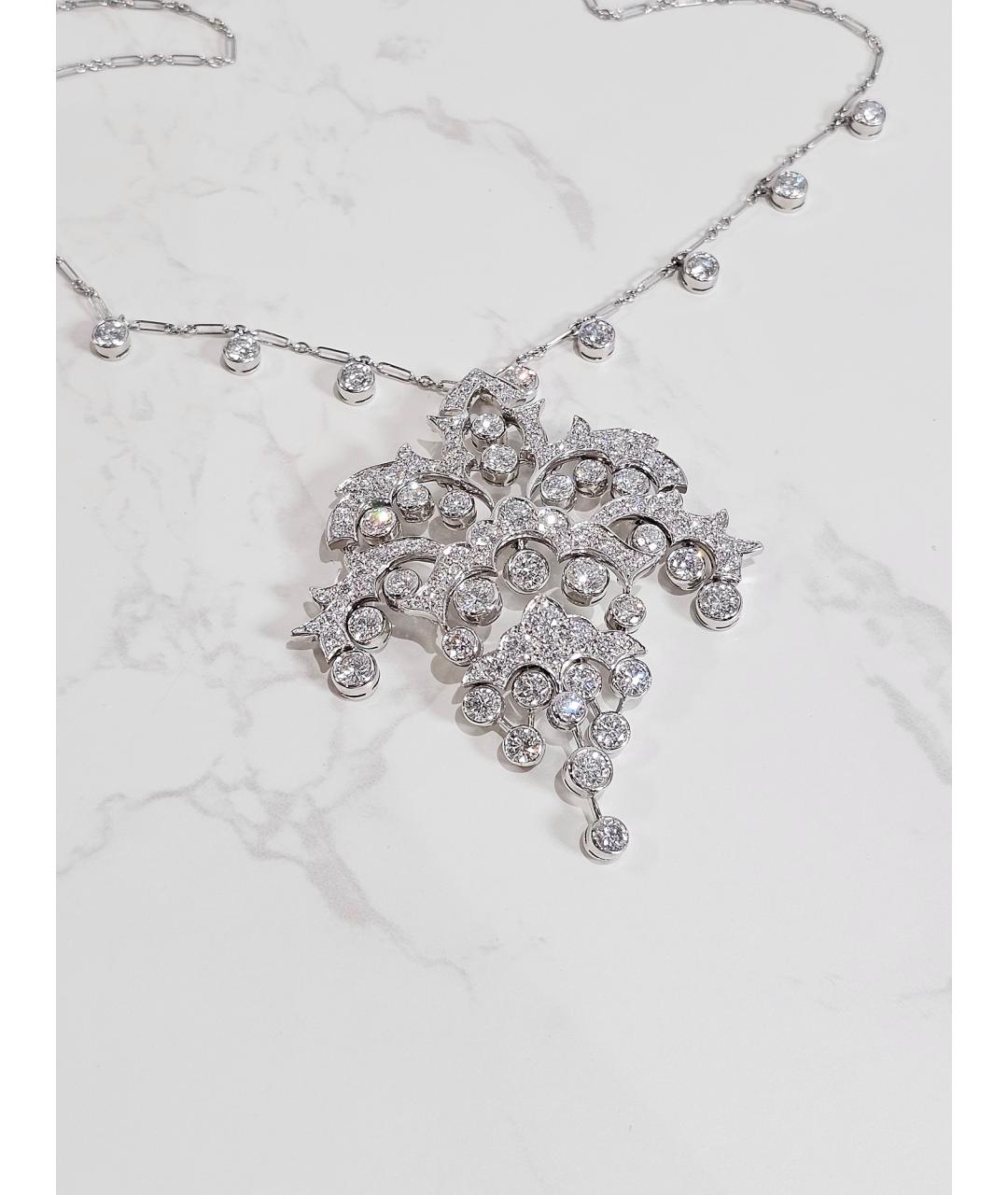 CHRISTIAN DIOR Серебряное колье из белого золота, фото 3