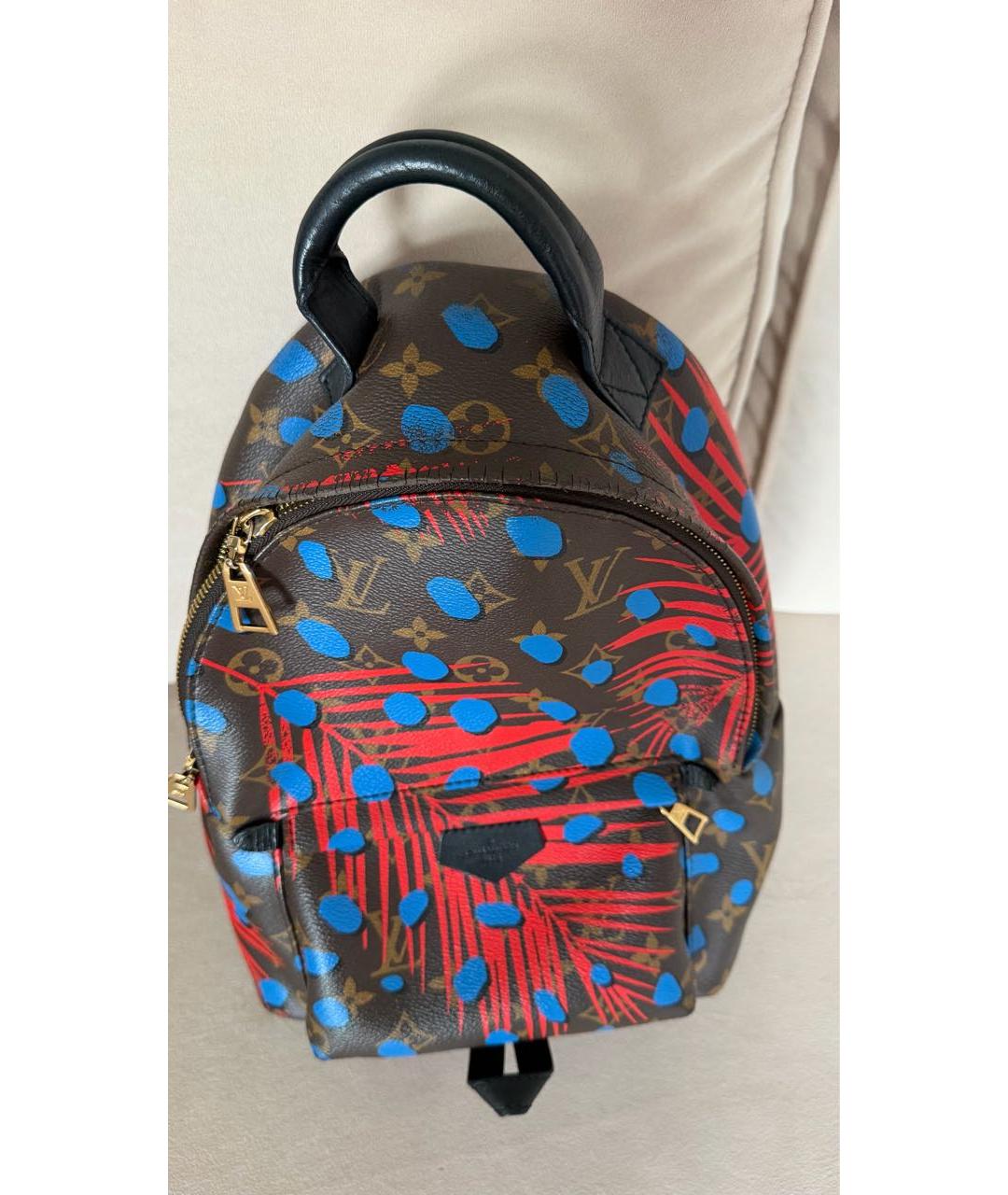 LOUIS VUITTON Коричневый рюкзак из канвы, фото 2