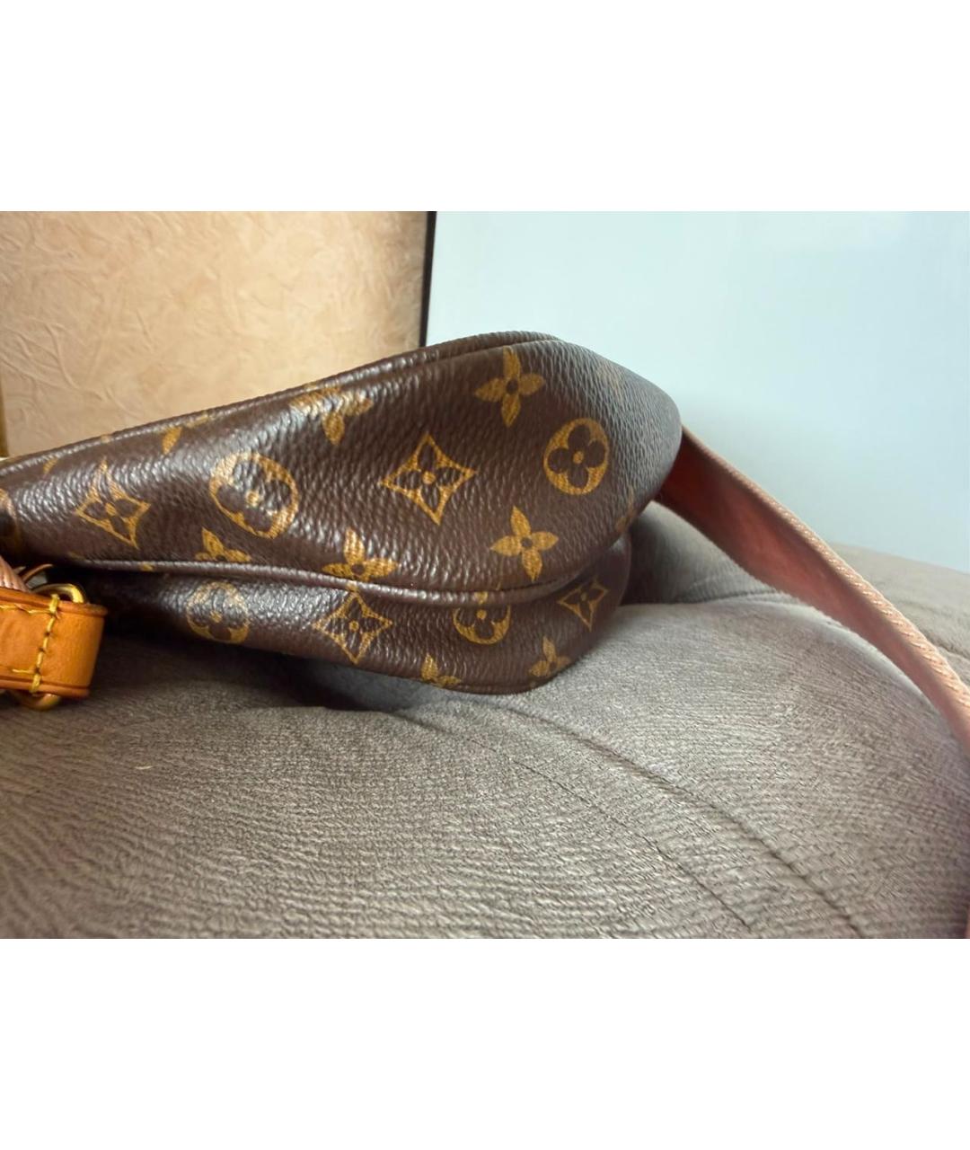 LOUIS VUITTON Бежевая сумка тоут из канвы, фото 6
