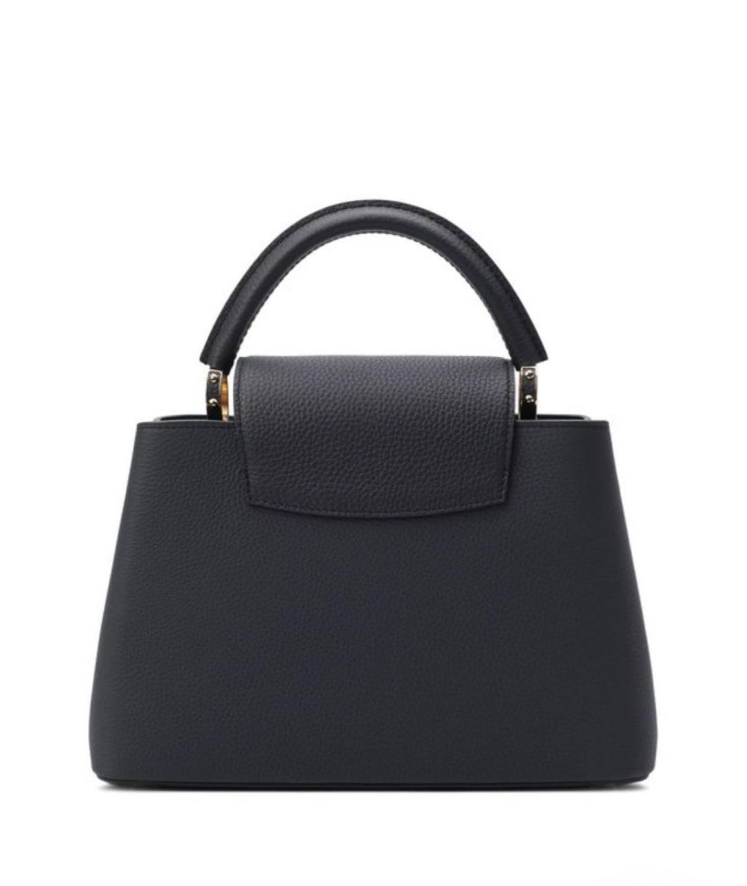 LOUIS VUITTON Черная кожаная сумка через плечо, фото 3