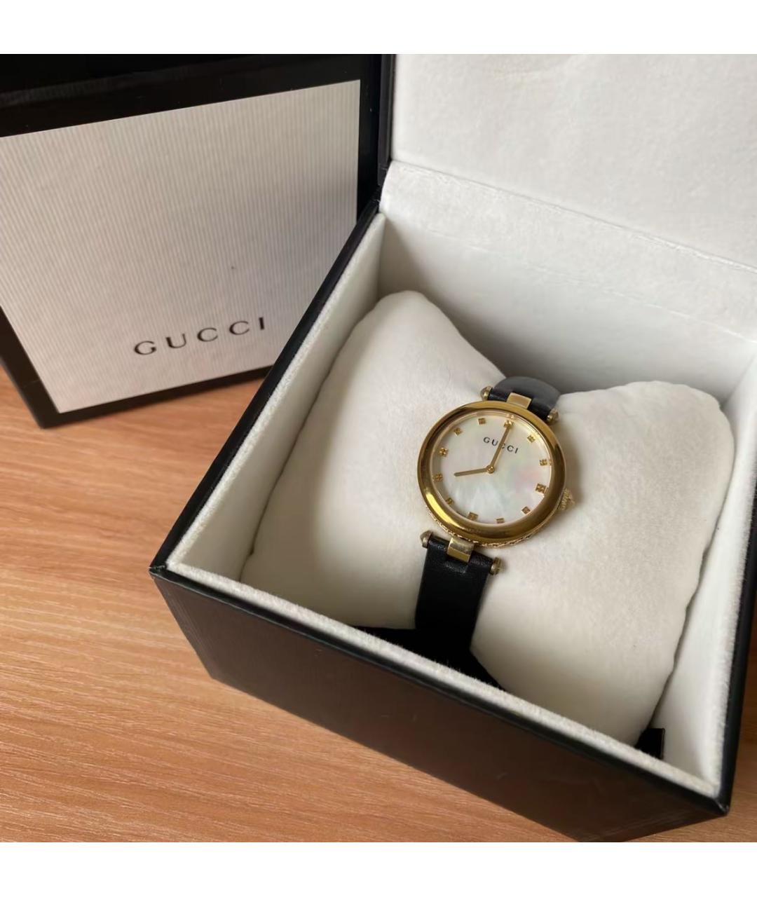 GUCCI Черные часы, фото 5