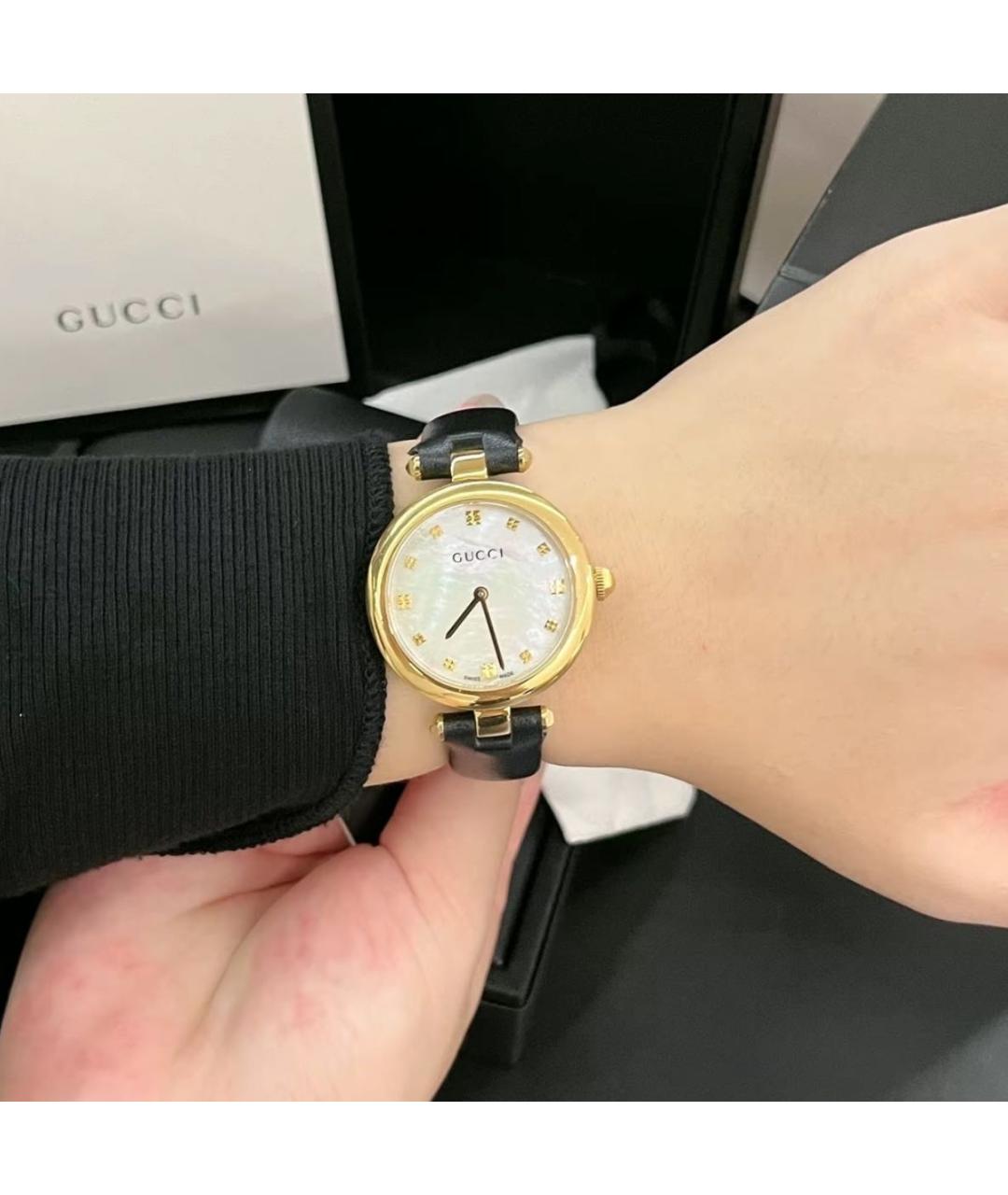 GUCCI Черные часы, фото 8