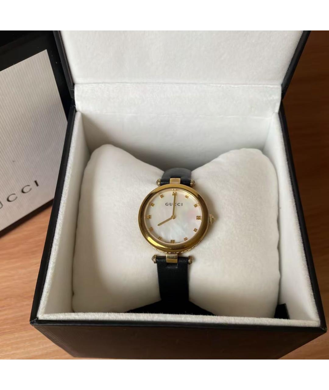 GUCCI Черные часы, фото 6