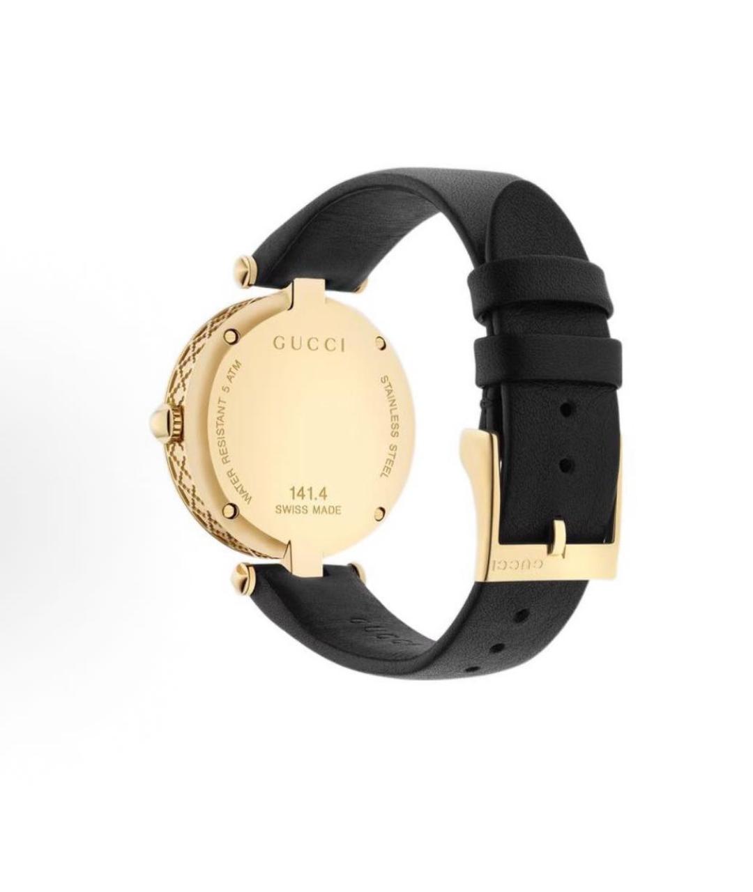 GUCCI Черные часы, фото 2