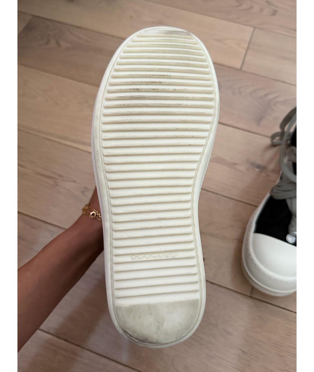 RICK OWENS DRKSHDW Черные кеды, фото 7