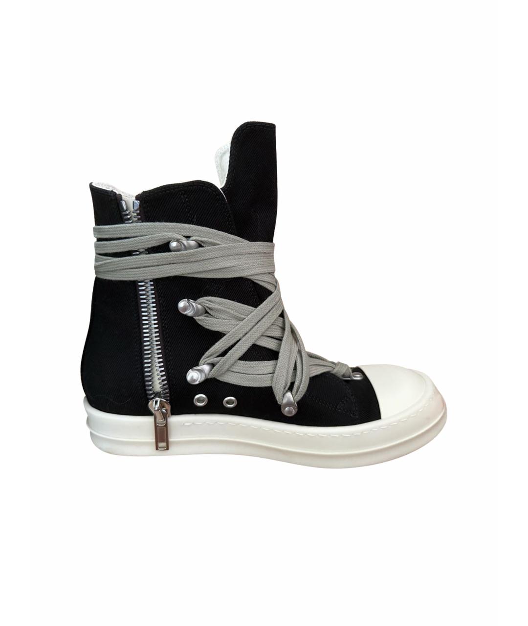 RICK OWENS DRKSHDW Черные кеды, фото 1