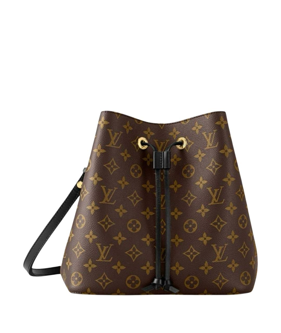 LOUIS VUITTON Коричневая сумка через плечо из канвы, фото 1