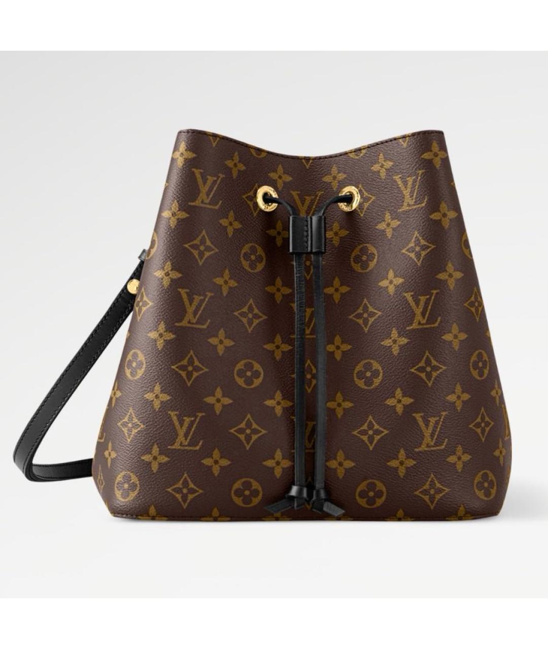 LOUIS VUITTON Коричневая сумка через плечо из канвы, фото 7