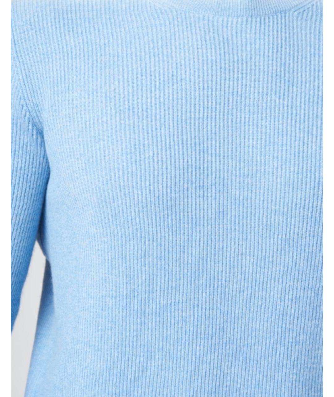 BRUNELLO CUCINELLI Голубой кашемировый джемпер / свитер, фото 4