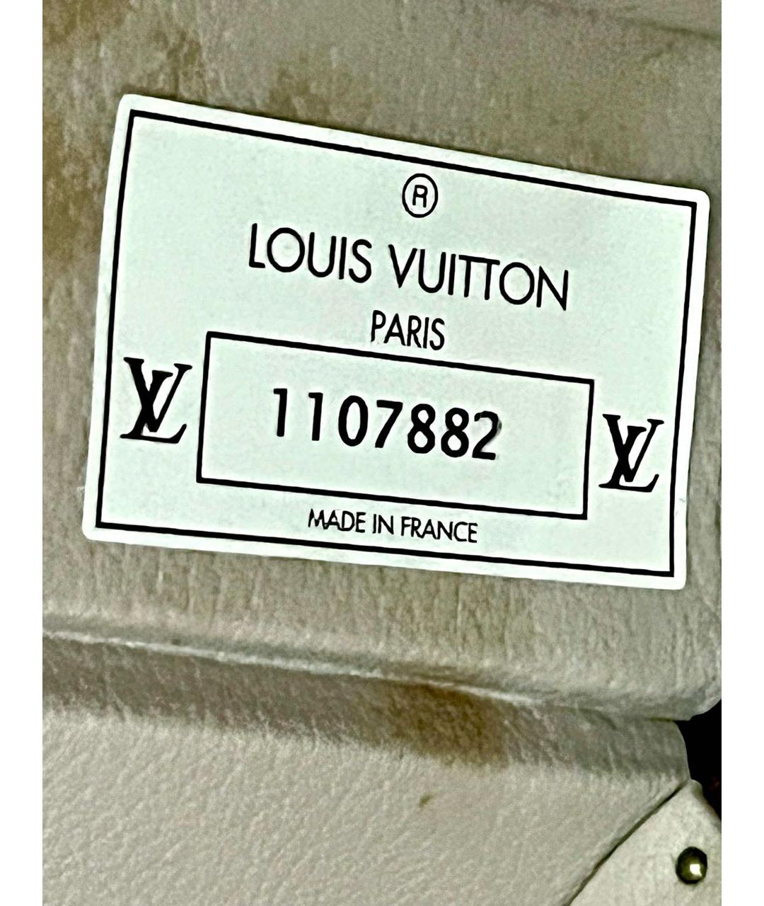 LOUIS VUITTON Коричневый чемодан из канвы, фото 7