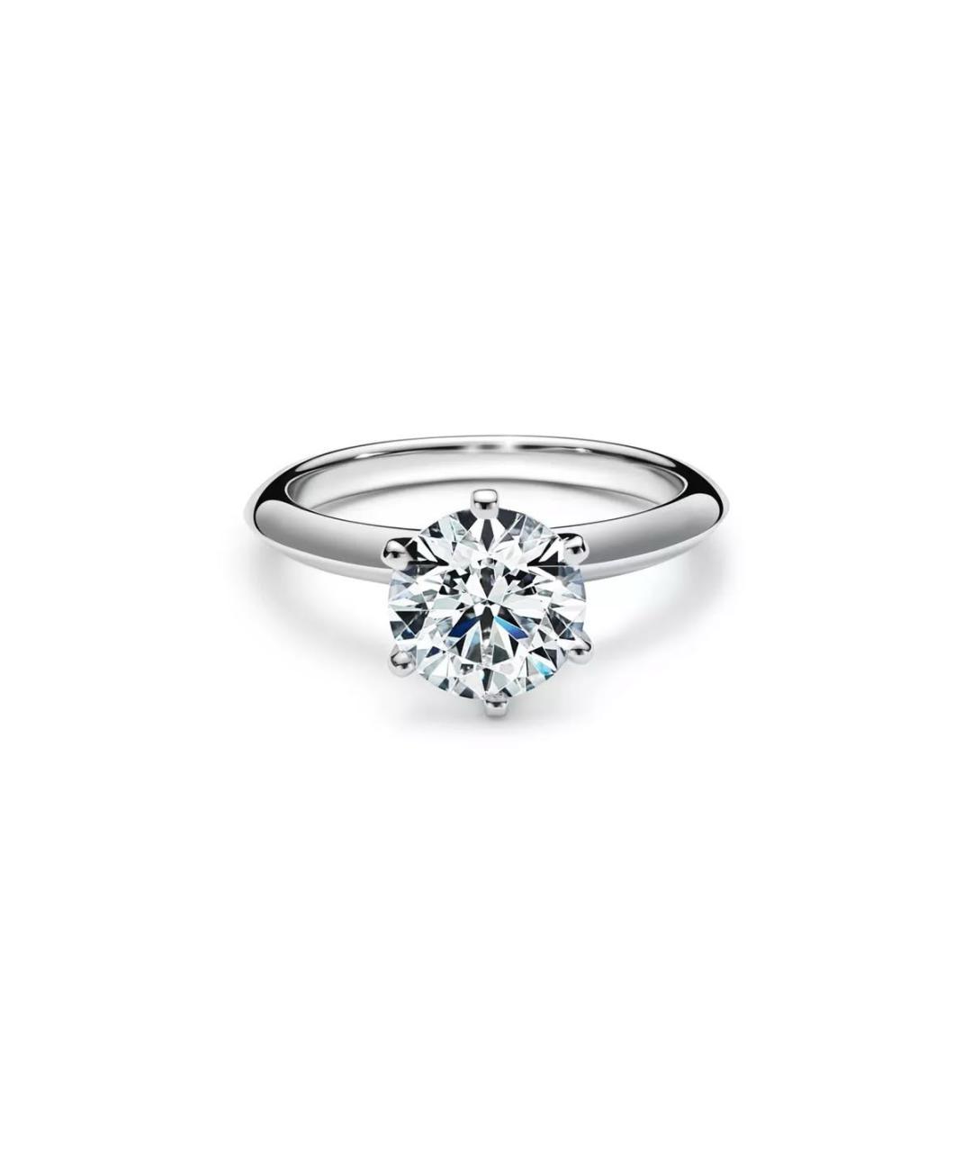 TIFFANY&CO Серебряное платиновое кольцо, фото 9