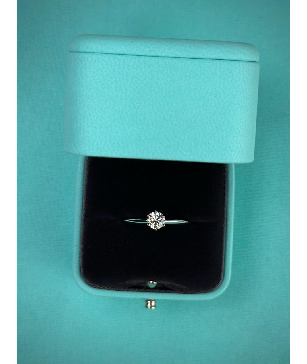 TIFFANY&CO Серебряное платиновое кольцо, фото 2