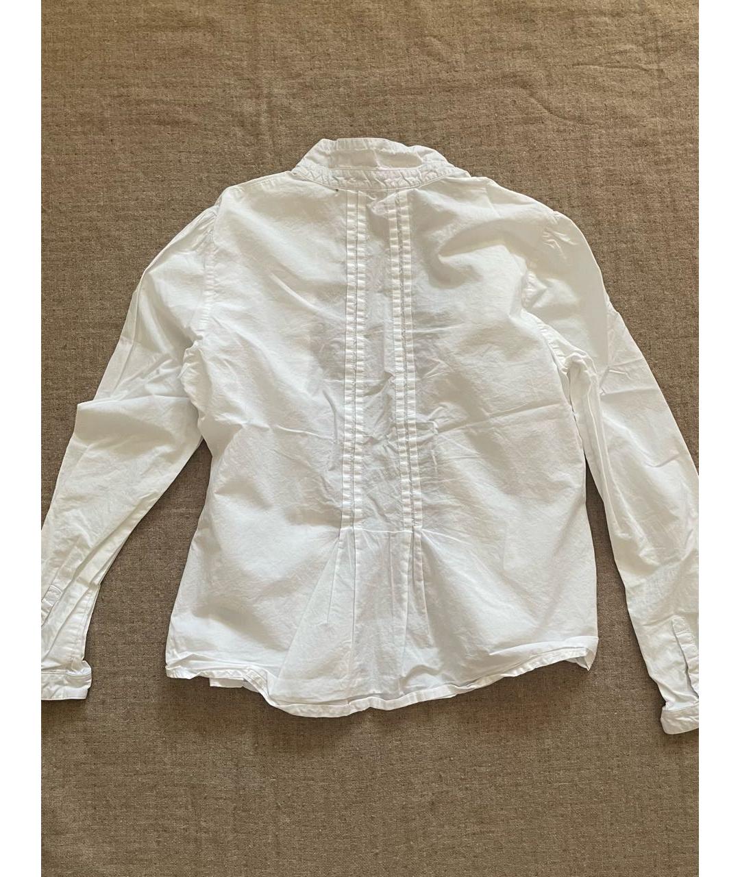 BURBERRY Белая хлопковая рубашка/блузка, фото 2