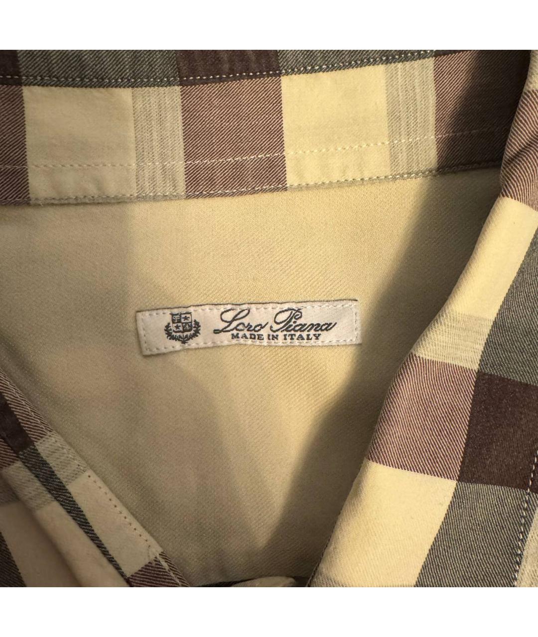 LORO PIANA Бордовая классическая рубашка, фото 3