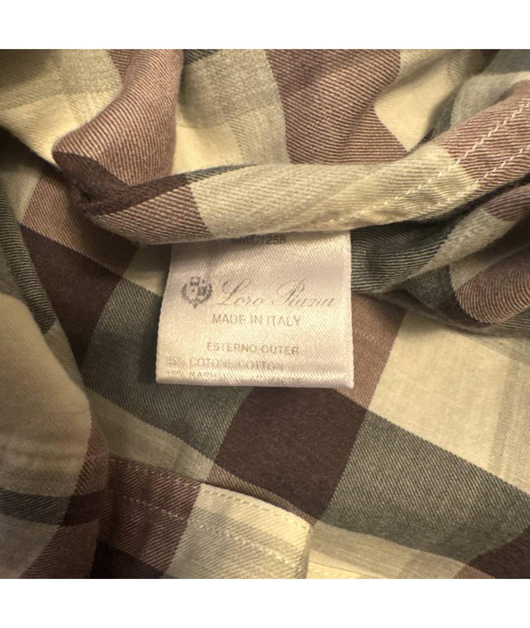 LORO PIANA Бордовая классическая рубашка, фото 4