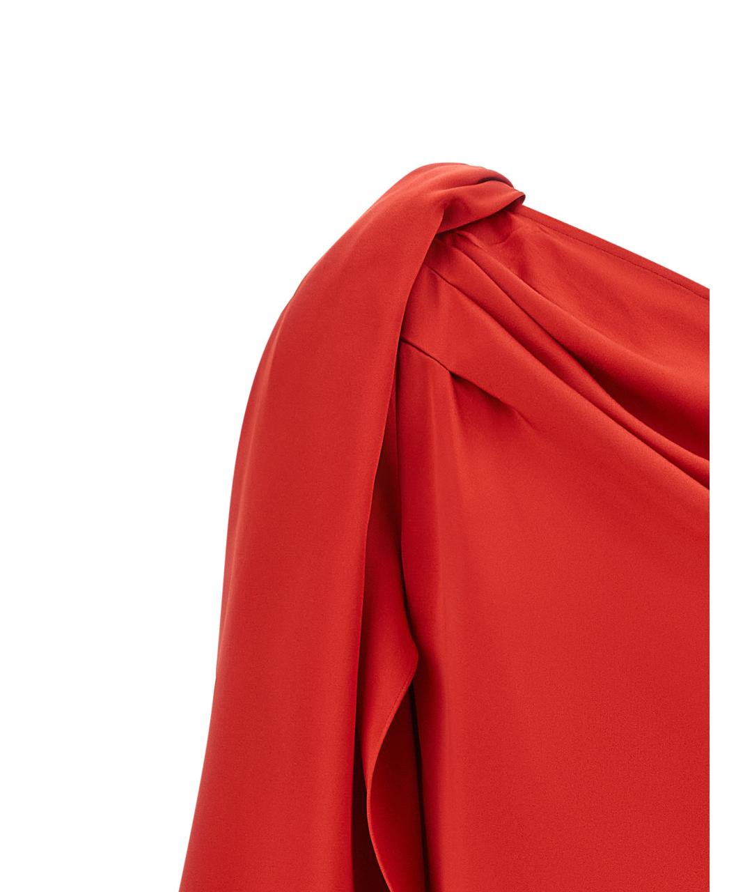 STELLA MCCARTNEY Красное ацетатное вечернее платье, фото 3