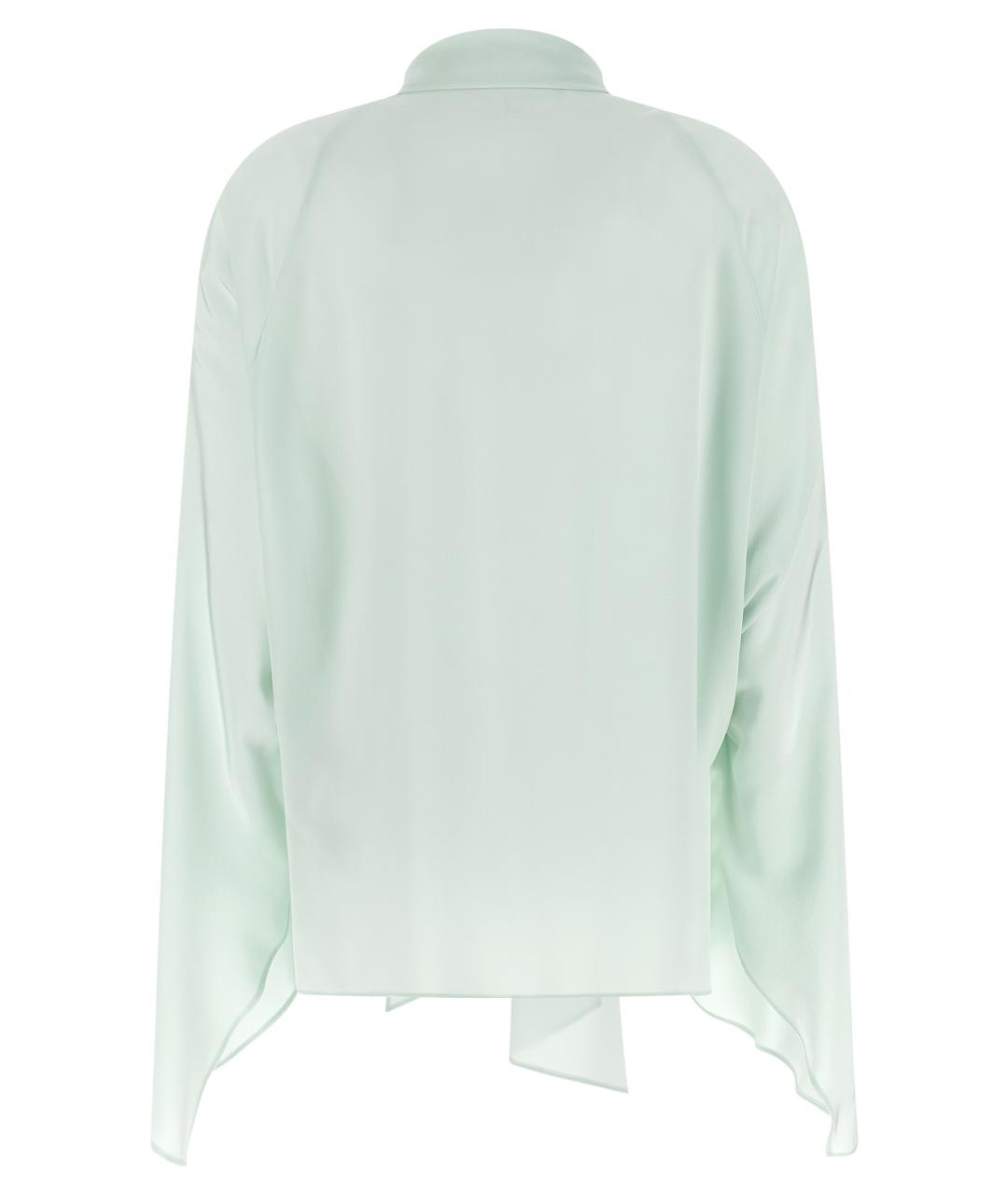 STELLA MCCARTNEY Зеленая шелковая блузы, фото 2