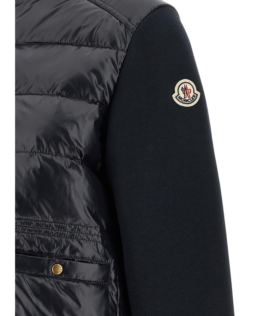 MONCLER Синий полиамидовый кардиган, фото 4