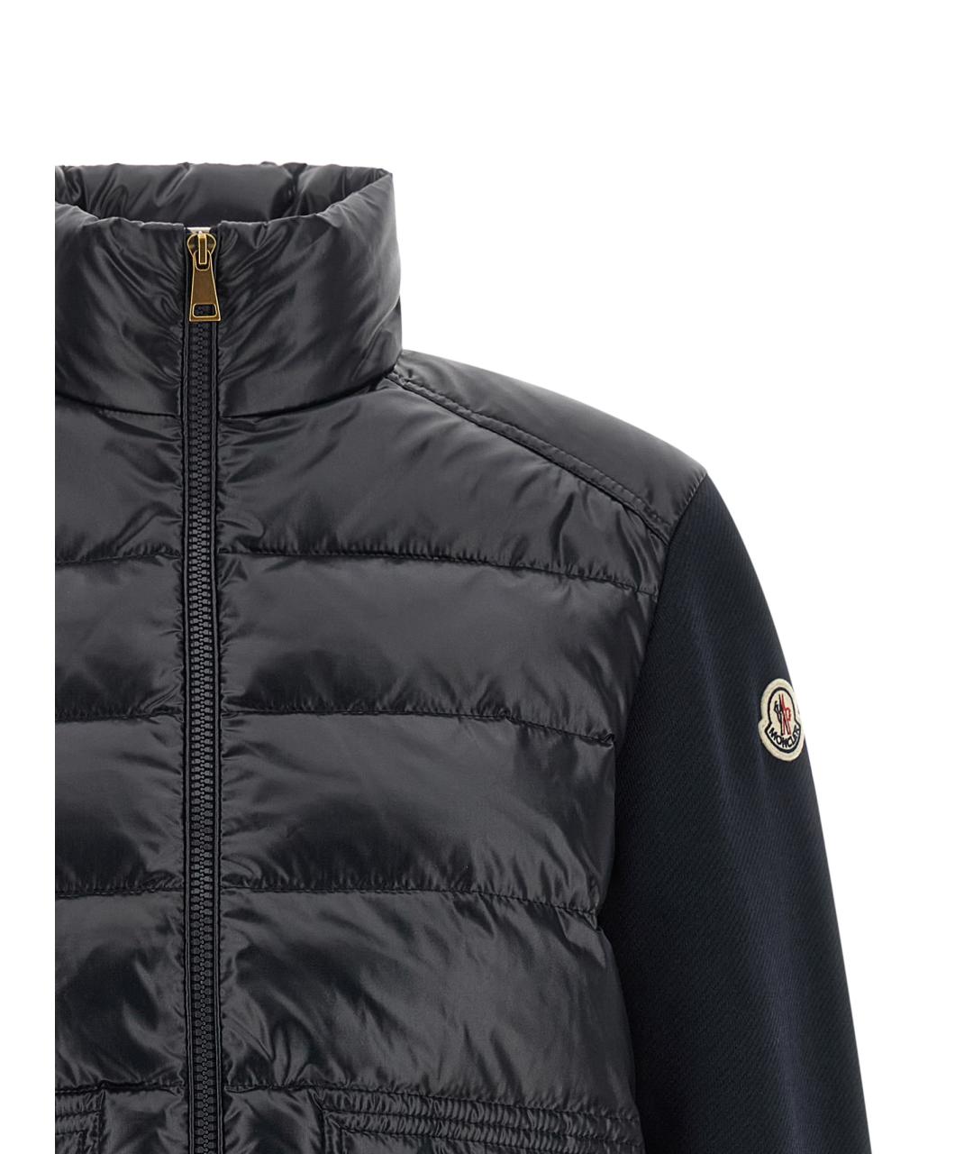 MONCLER Синий полиамидовый кардиган, фото 3
