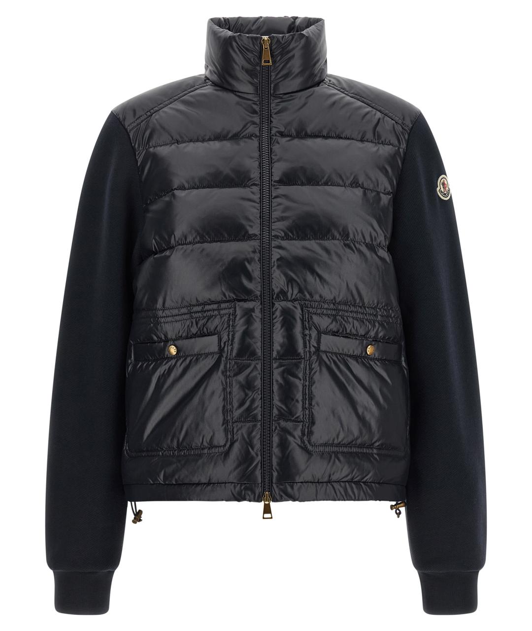 MONCLER Синий полиамидовый кардиган, фото 1