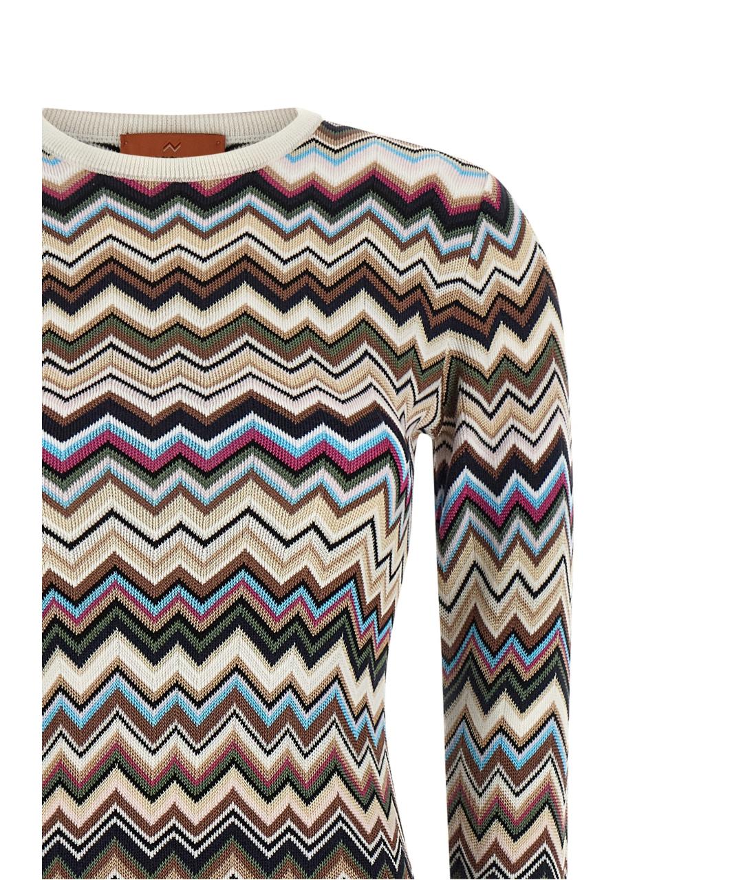 MISSONI Мульти вискозное повседневное платье, фото 3
