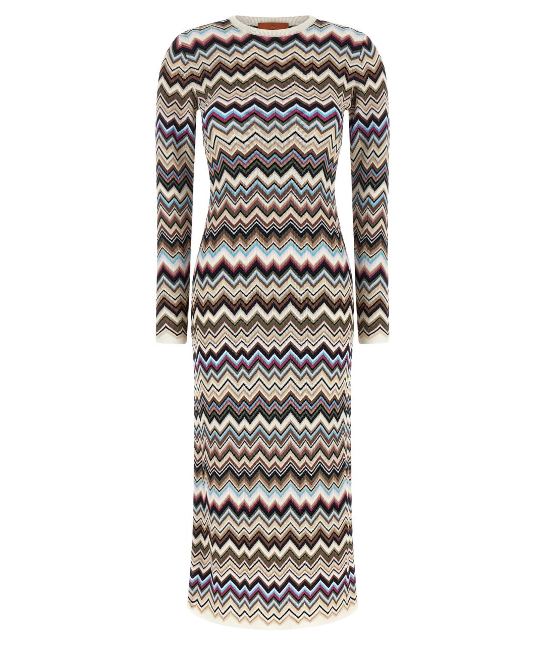 MISSONI Мульти вискозное повседневное платье, фото 1