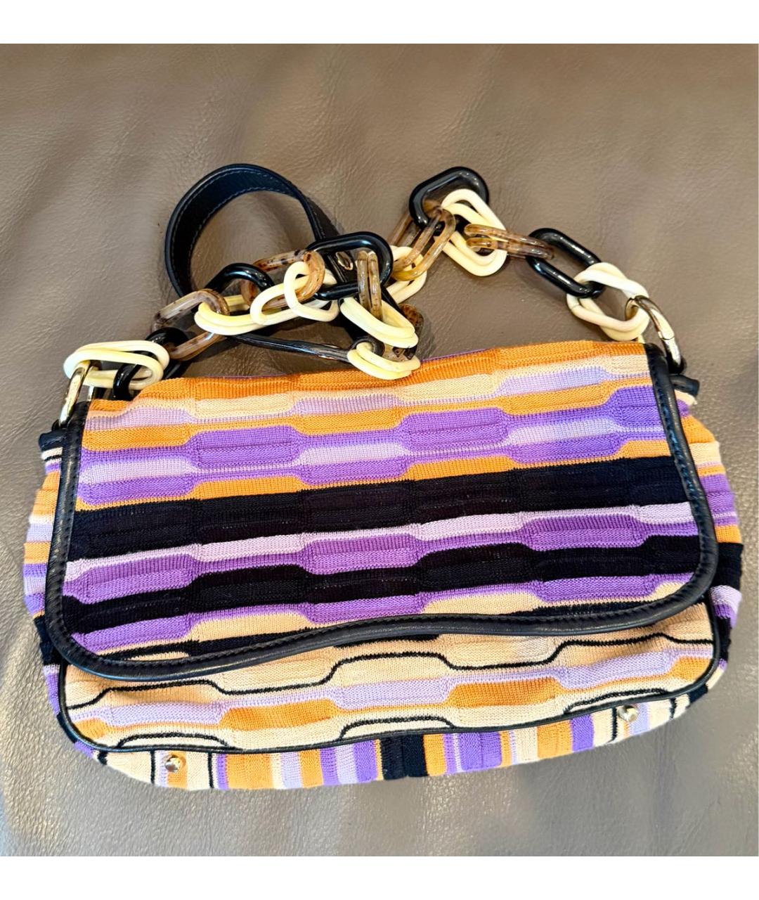 MISSONI Мульти тканевая сумка через плечо, фото 4