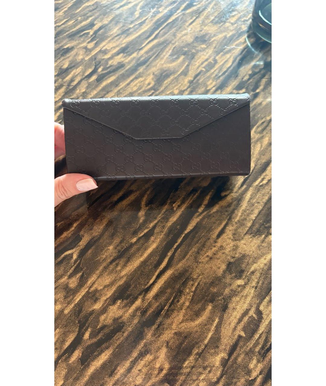 GUCCI Черные пластиковые солнцезащитные очки, фото 2