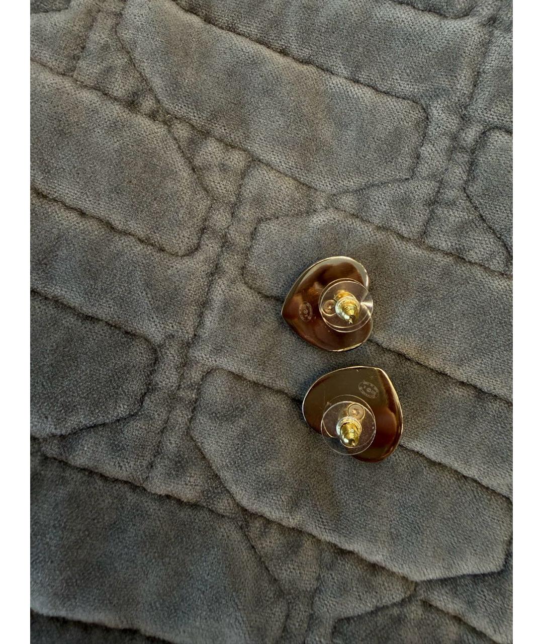 CHANEL Черные кожаные серьги, фото 2