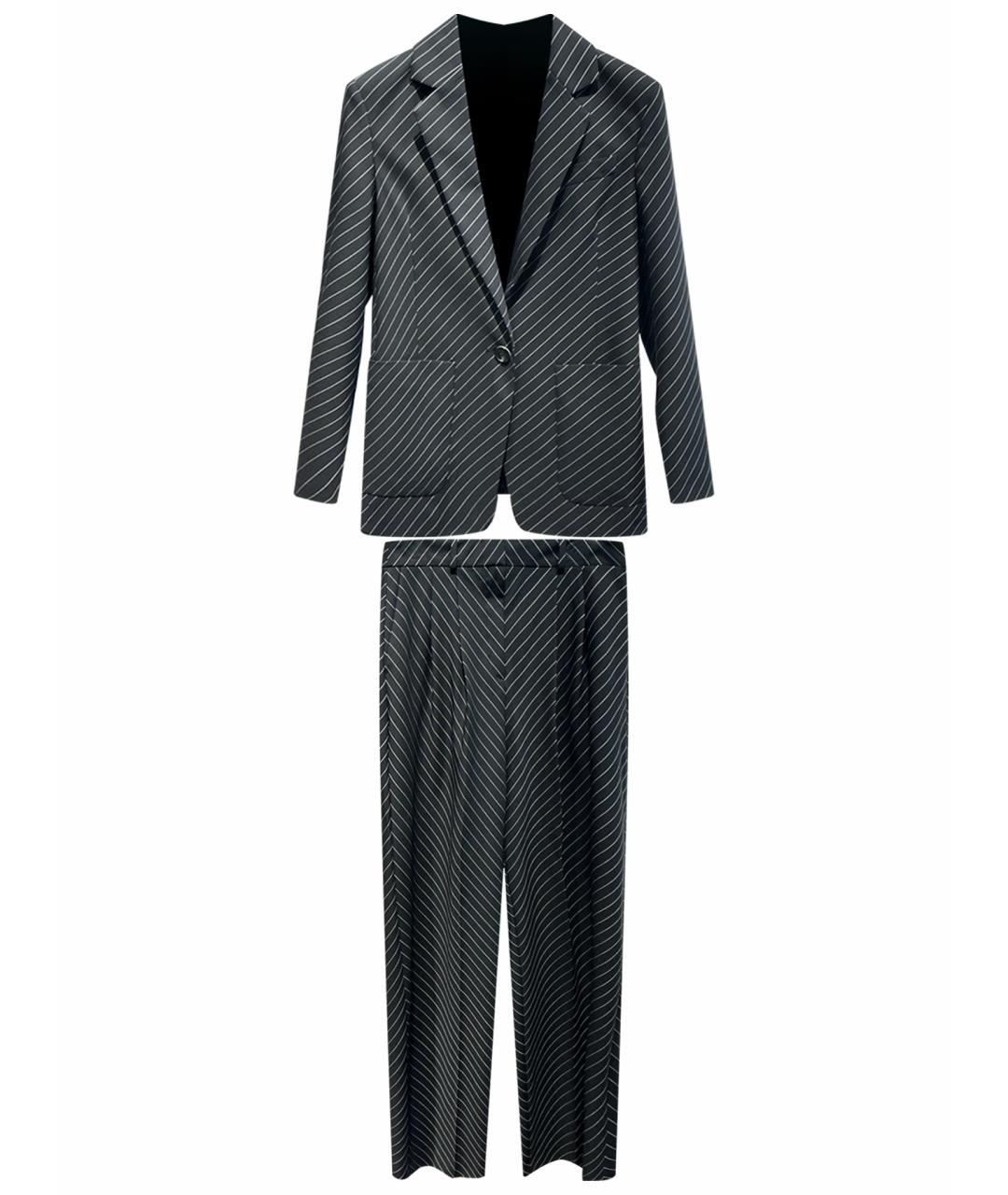 HUGO BOSS Черный шерстяной костюм с брюками, фото 1