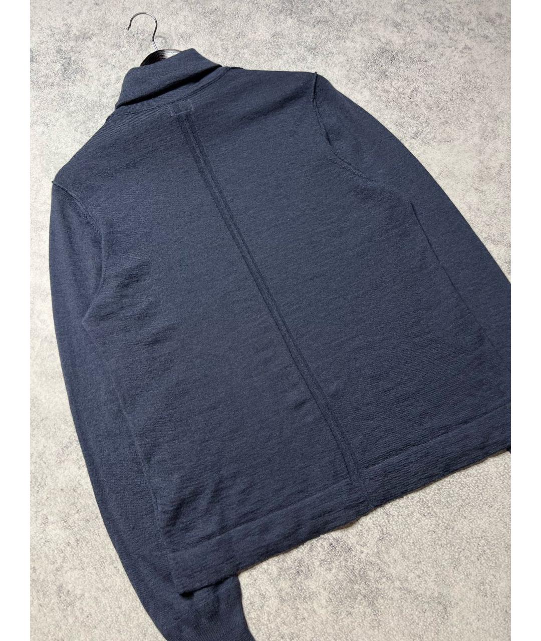 CP COMPANY Синяя шерстяная водолазка, фото 5